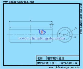 钼管靶图纸